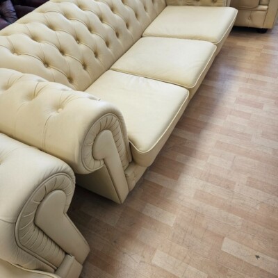 Chesterfield koža 3+1+1